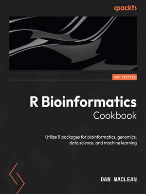 cover image of R Bioinformatics Cookbook